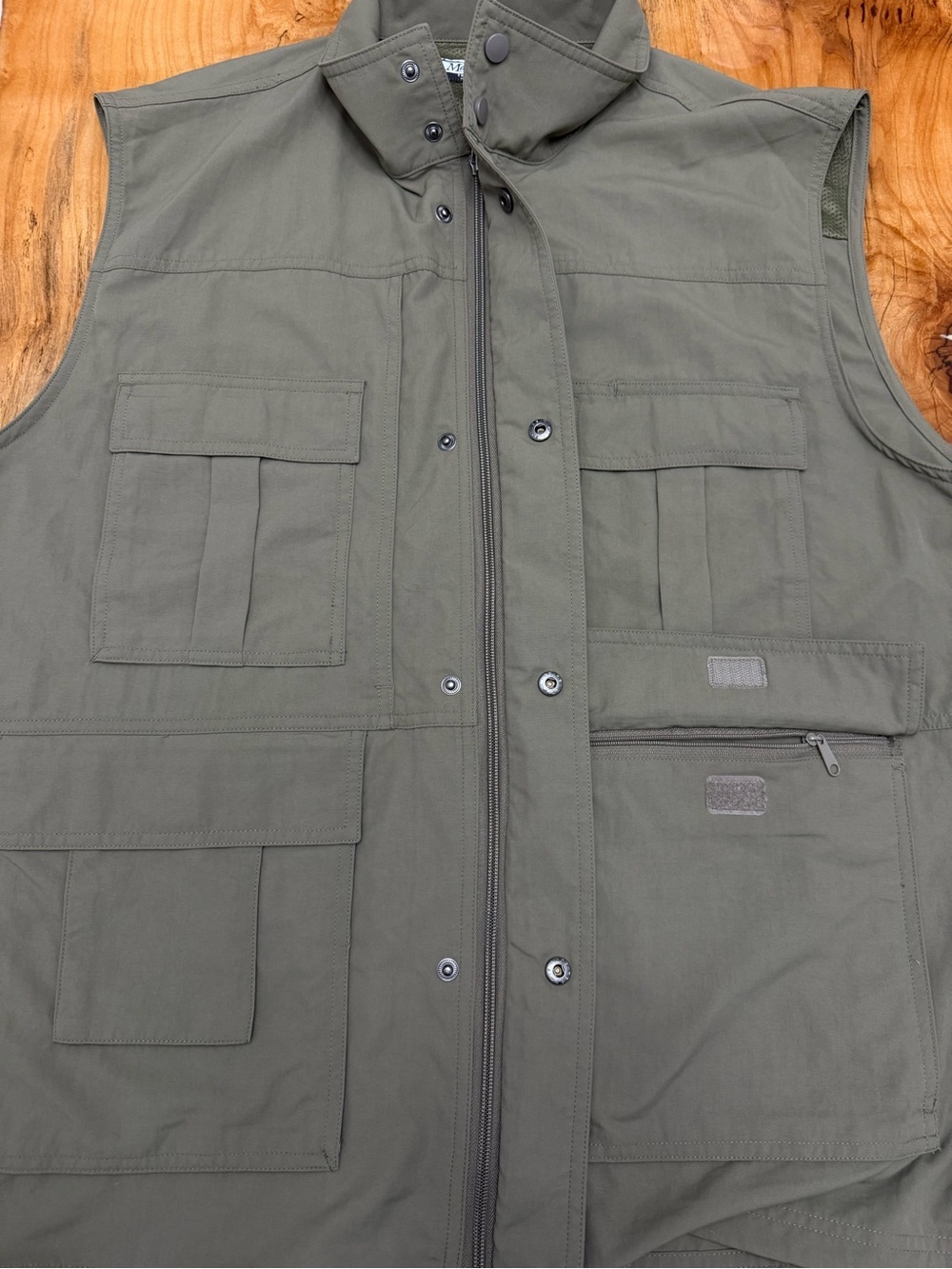 Magellan’s Travel Gear Utility Vest XXL Olive Fishing Hiking Safari Multi Pocket - Picture 10 of 15